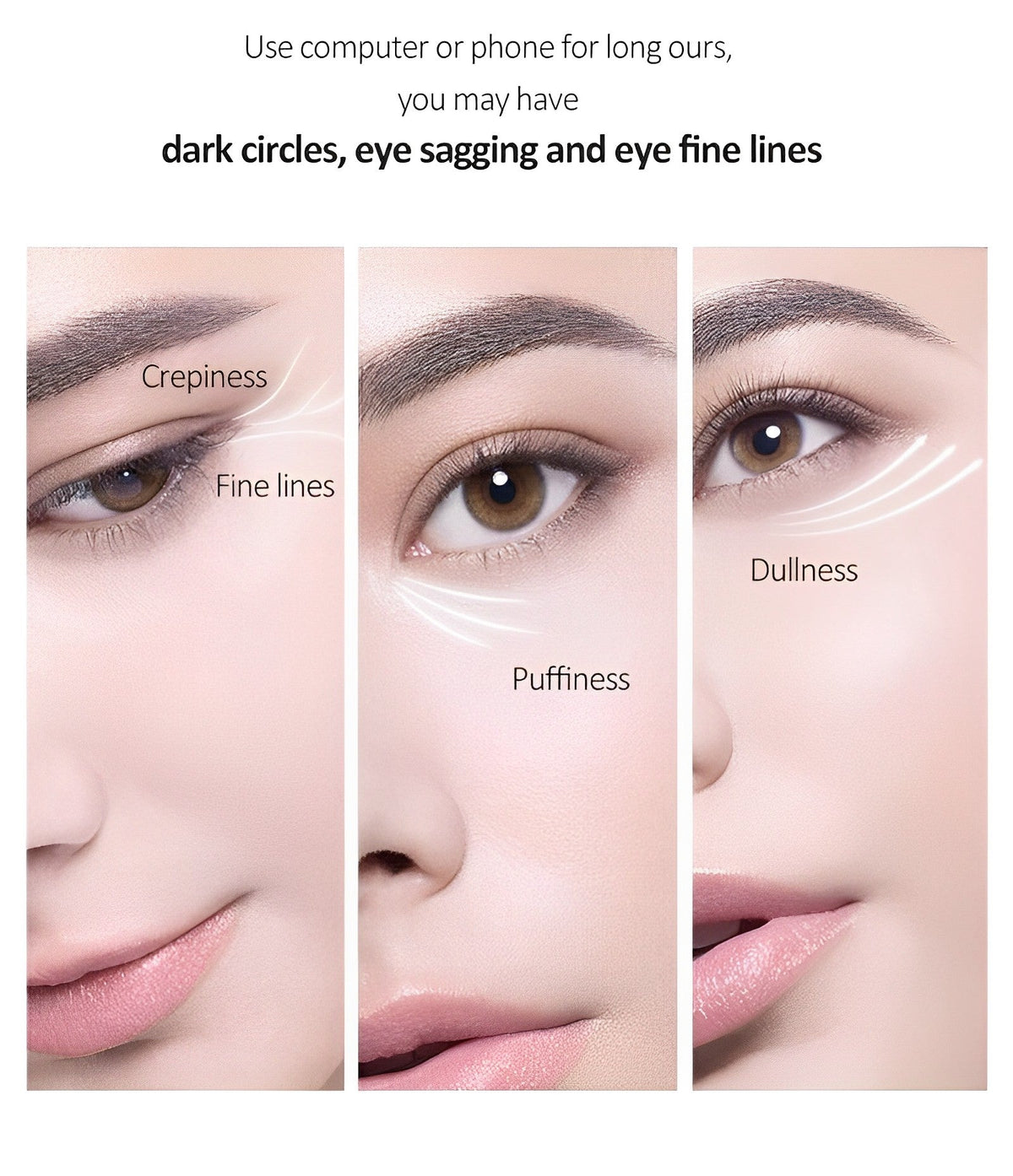 Eye Cream Peptides & Hyaluronic Acid Brightening & Depuffing