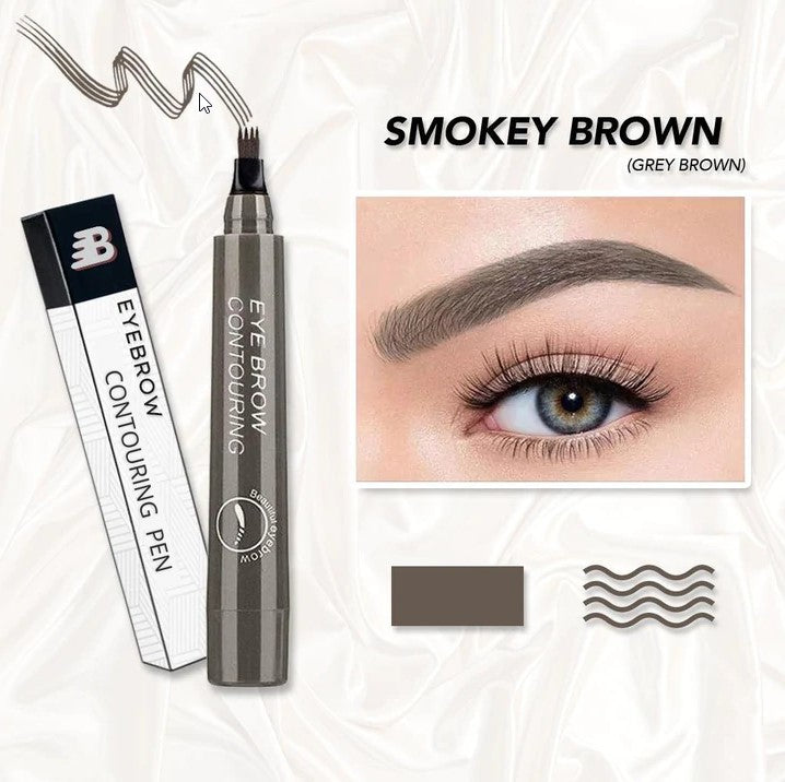 Eyebrow Pen Multi-Pronged Tip Waterproof & Smudge-Proof