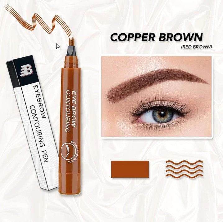 Eyebrow Pen Multi-Pronged Tip Waterproof & Smudge-Proof