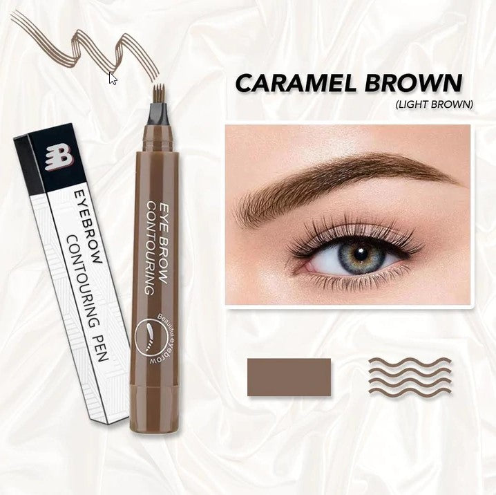 Eyebrow Pen Multi-Pronged Tip Waterproof & Smudge-Proof