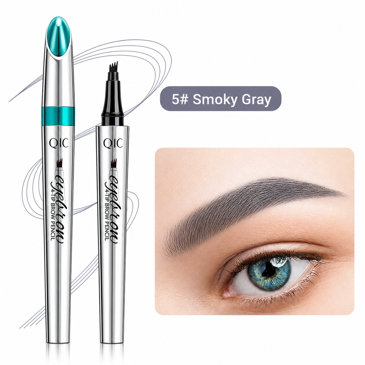 Eyebrow Pencil 3D Microblading 4-Prong Tip Waterproof