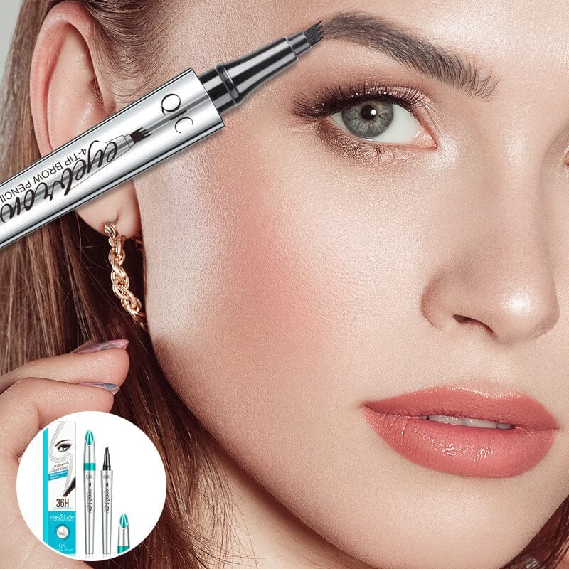 Eyebrow Pencil 3D Microblading 4-Prong Tip Waterproof