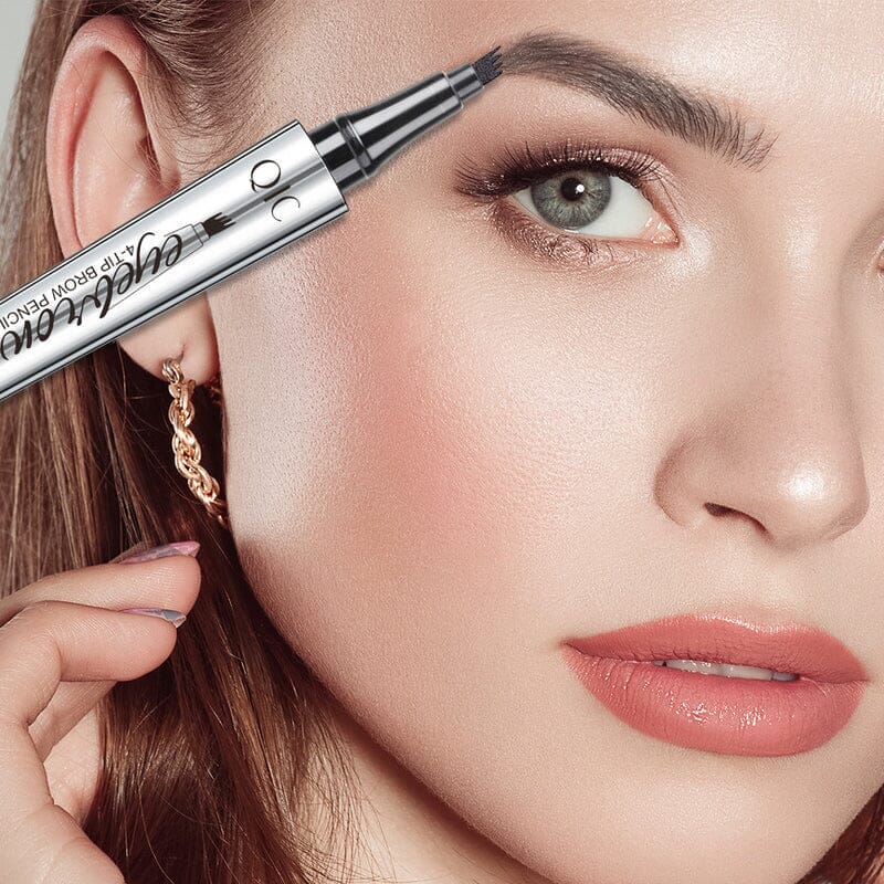 Eyebrow Pencil 3D Microblading 4-Prong Tip Waterproof