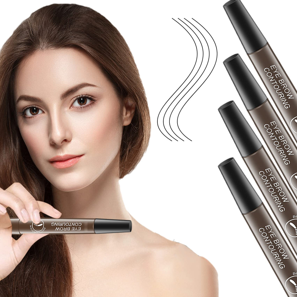 Eyebrow Pencil Microblading Tip Waterproof & Smudge-Proof
