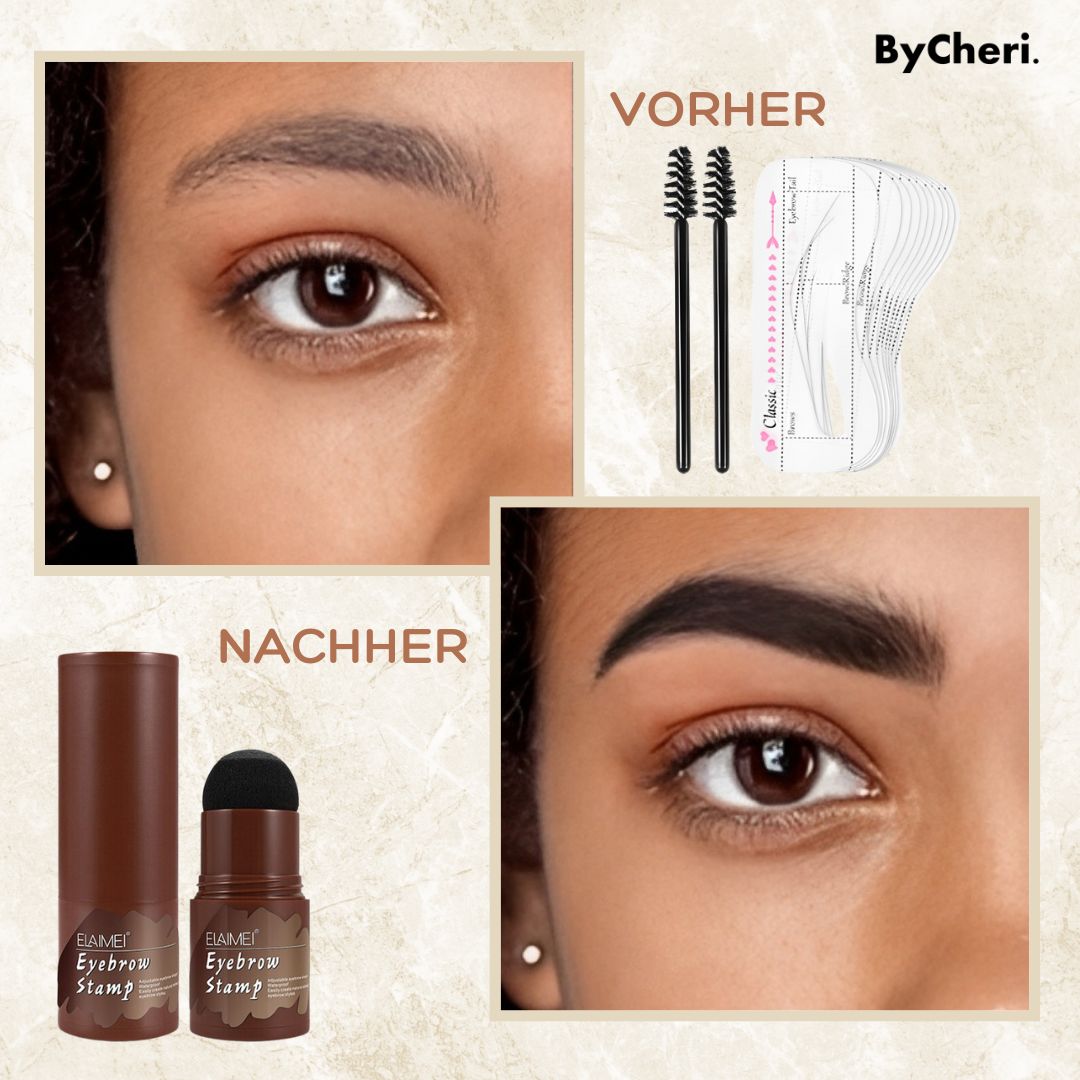 Eyebrow Stencil & Stamp Kit Waterproof & Smudge-Proof
