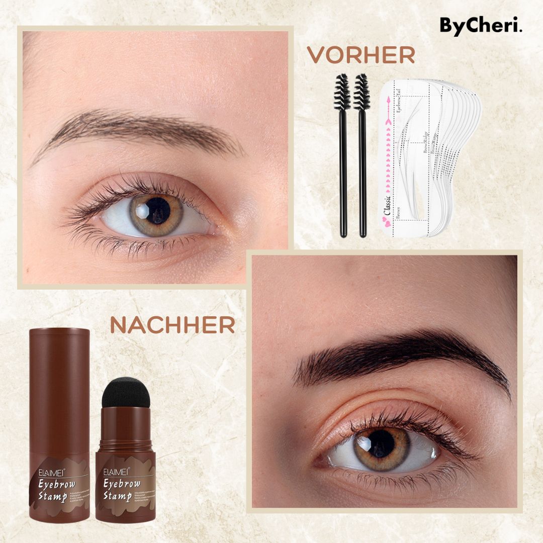 Eyebrow Stencil & Stamp Kit Waterproof & Smudge-Proof