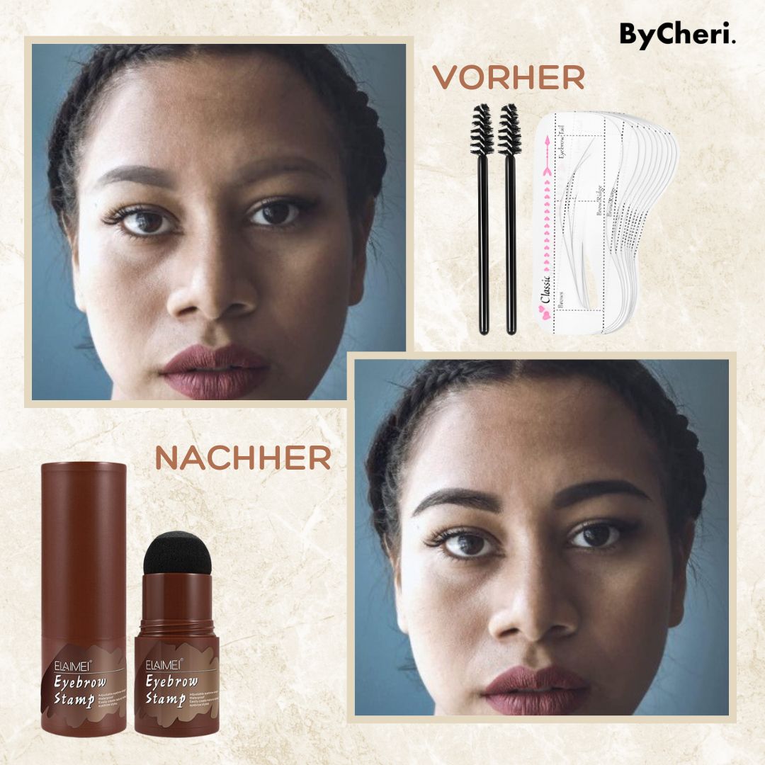 Eyebrow Stencil & Stamp Kit Waterproof & Smudge-Proof