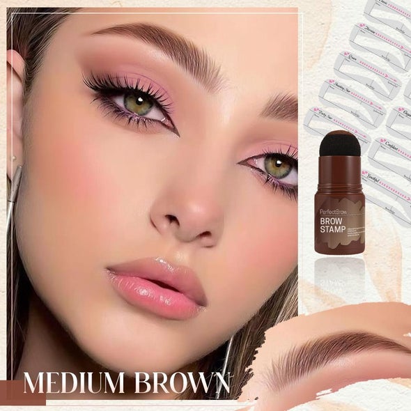 Eyebrow Stencil & Stamp Kit Waterproof & Smudge-Proof