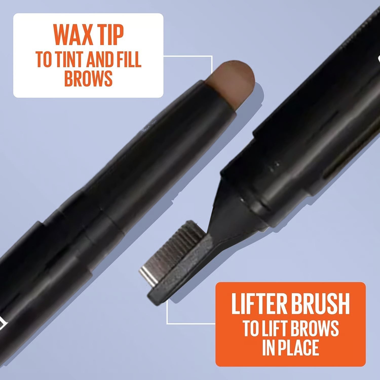 Eyebrow Styling Pencil 2-In-1 Slim Tip & Brush Smudge-Proof