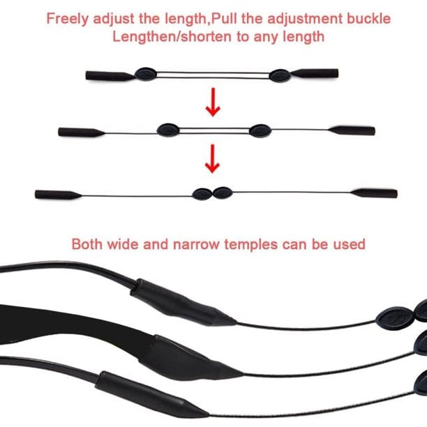 Eyeglass Strap Adjustable Non-Slip Skin-Friendly