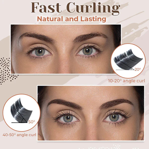 Eyelash Curler Cordless USB Rechargeable Adjustable Heat Shield