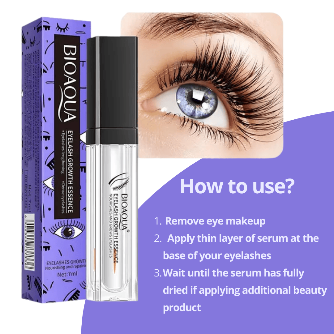 Eyelash Growth Serum Peptides & Plant Extracts Hypoallergenic