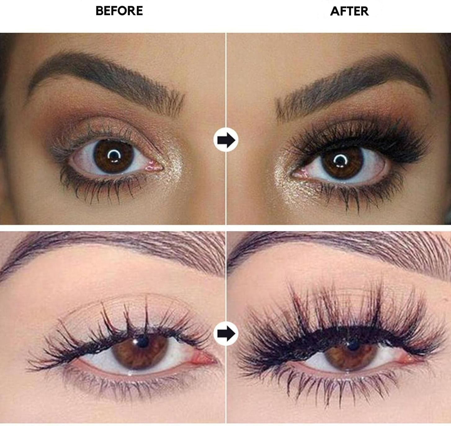 Eyelash Mascara 5D Fiber Waterproof & Smudge-Proof