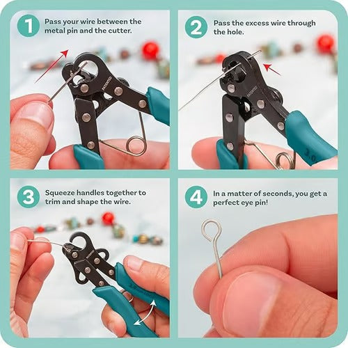 Eyelet Pliers Multi-Hole One-Hand Ergonomic Grip