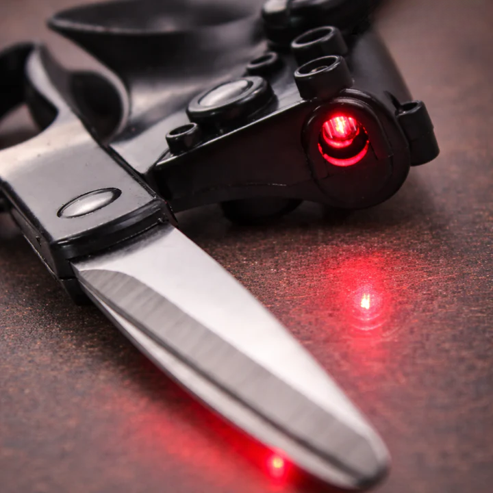 Fabric Scissors Laser Guide Stainless Steel Blades Ergonomic Handle