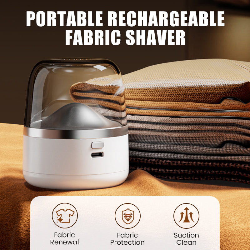 Fabric Shaver Integrated Suction USB-C Rechargeable 70-Min