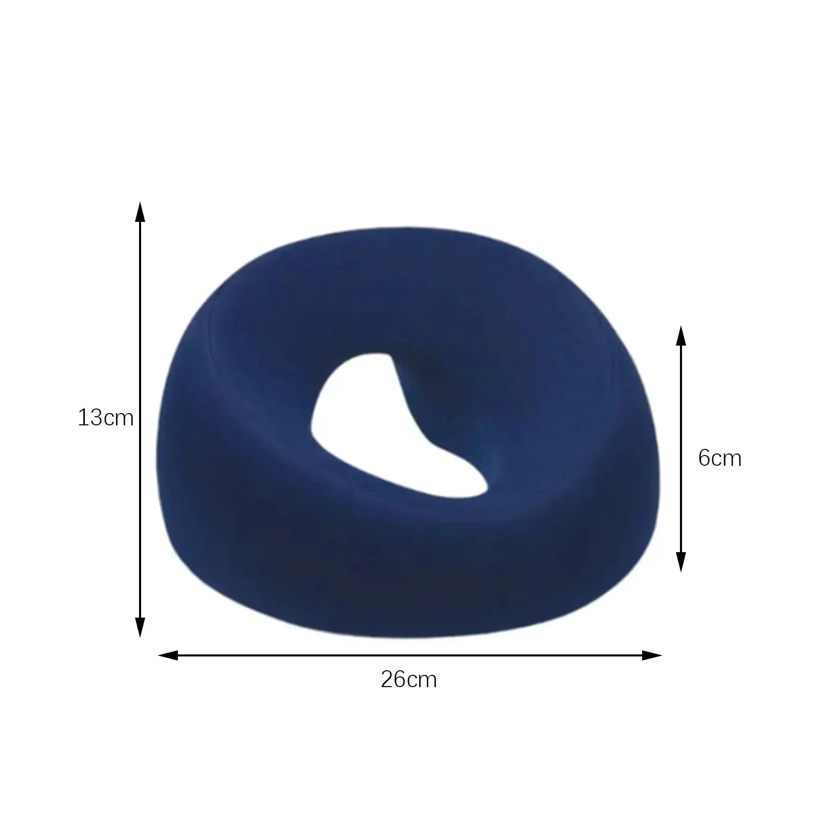 Face Pillow Memory Foam Central Cutout Washable Cover