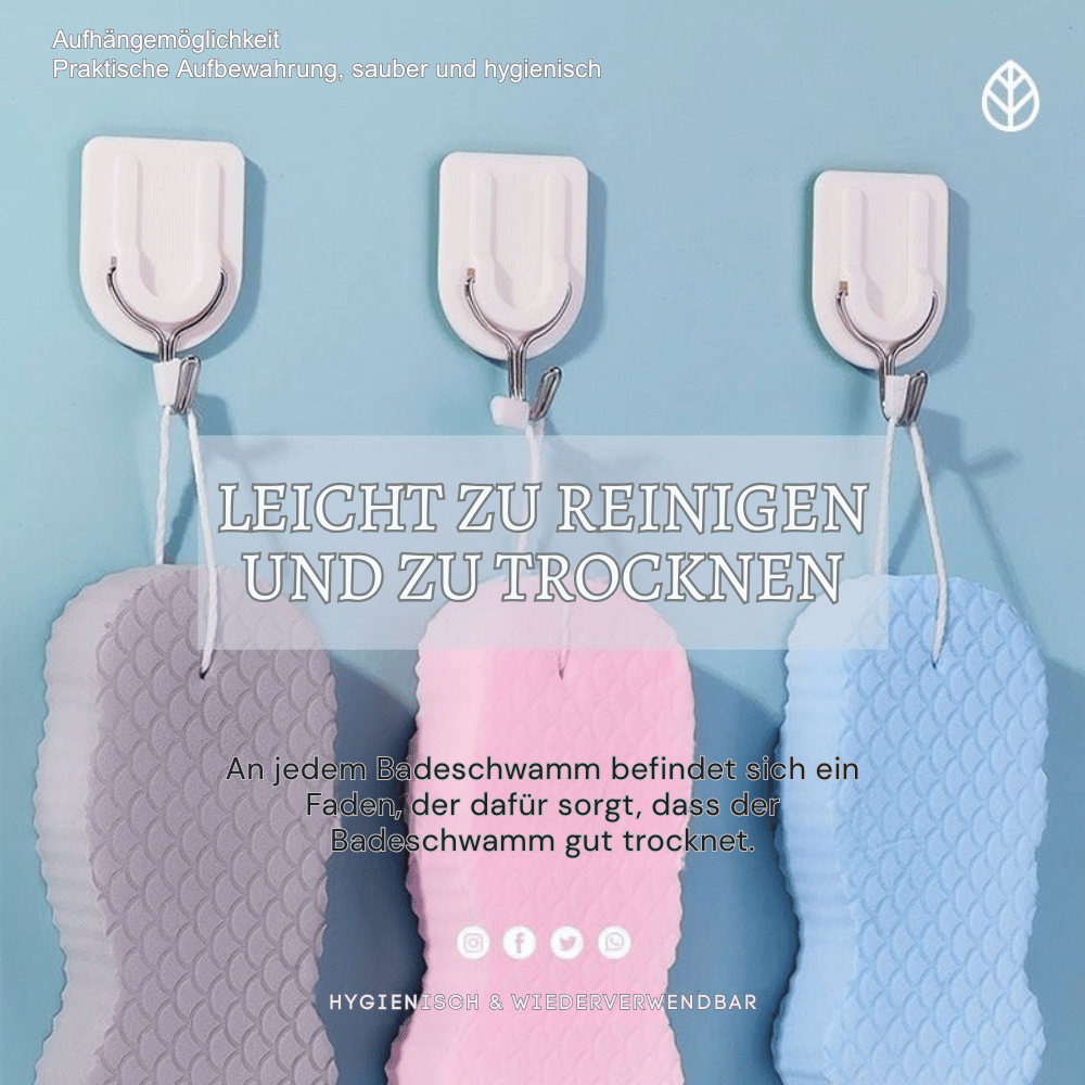 Facial Cleansing Sponge For Sensitive Skin Ultra-Soft Quick-Drying