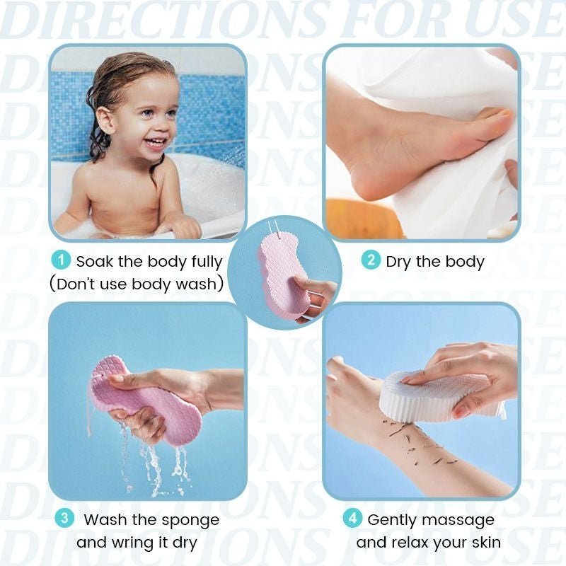 Facial Cleansing Sponge For Sensitive Skin Ultra-Soft Quick-Drying