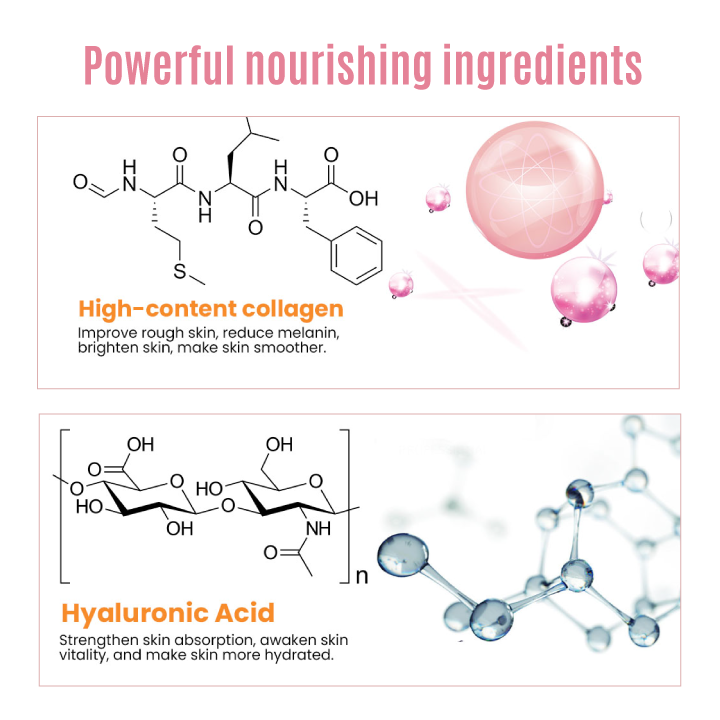 Facial Collagen Film Soluble Hyaluronic Acid & Marine Collagen