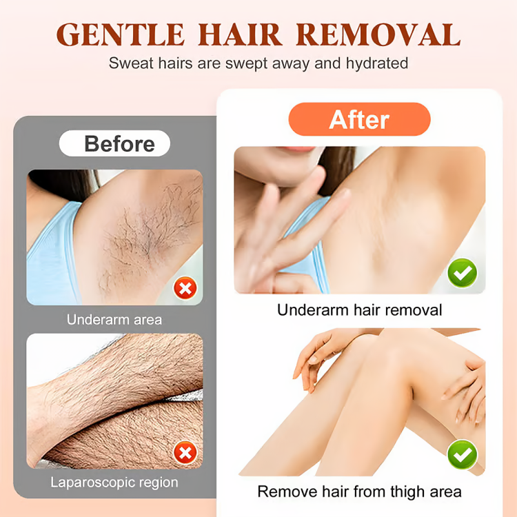 Facial Hair Removal Cream Sensitive Skin Painless Moisturizing