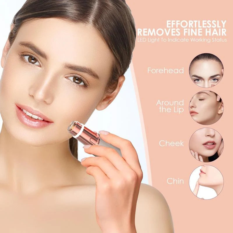 Facial Hair Remover Painless USB-C Rechargeable Washable