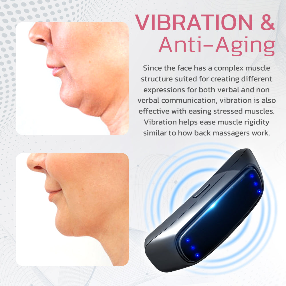 Facial Lymphatic Massager Pulse Vibration Rechargeable
