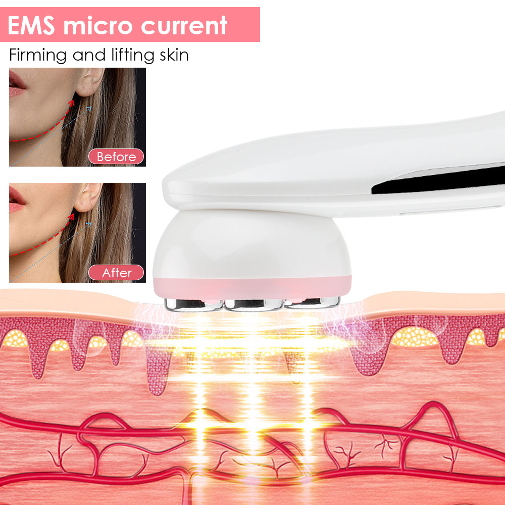 Facial Massager RF & LED Therapy USB Rechargeable