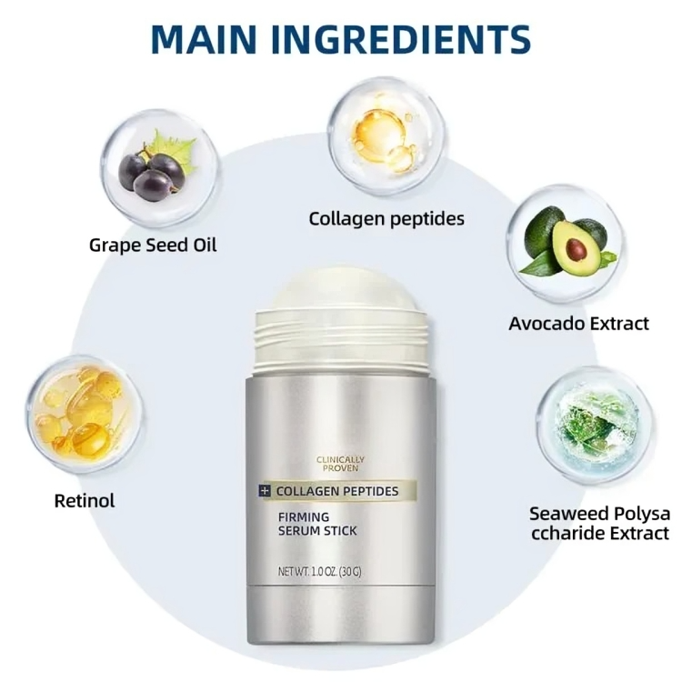 Facial Serum Stick Massage Ball Collagen & Hyaluronic