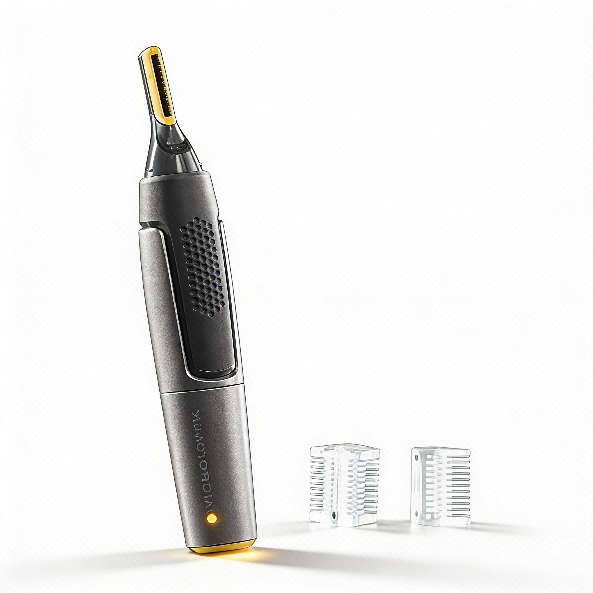 Facial Trimmer Titanium-Coated Blade & LED Light