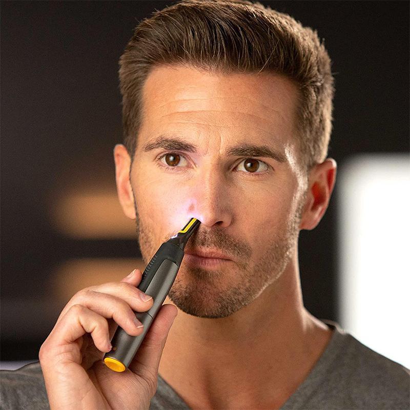 Facial Trimmer Titanium-Coated Blade & LED Light