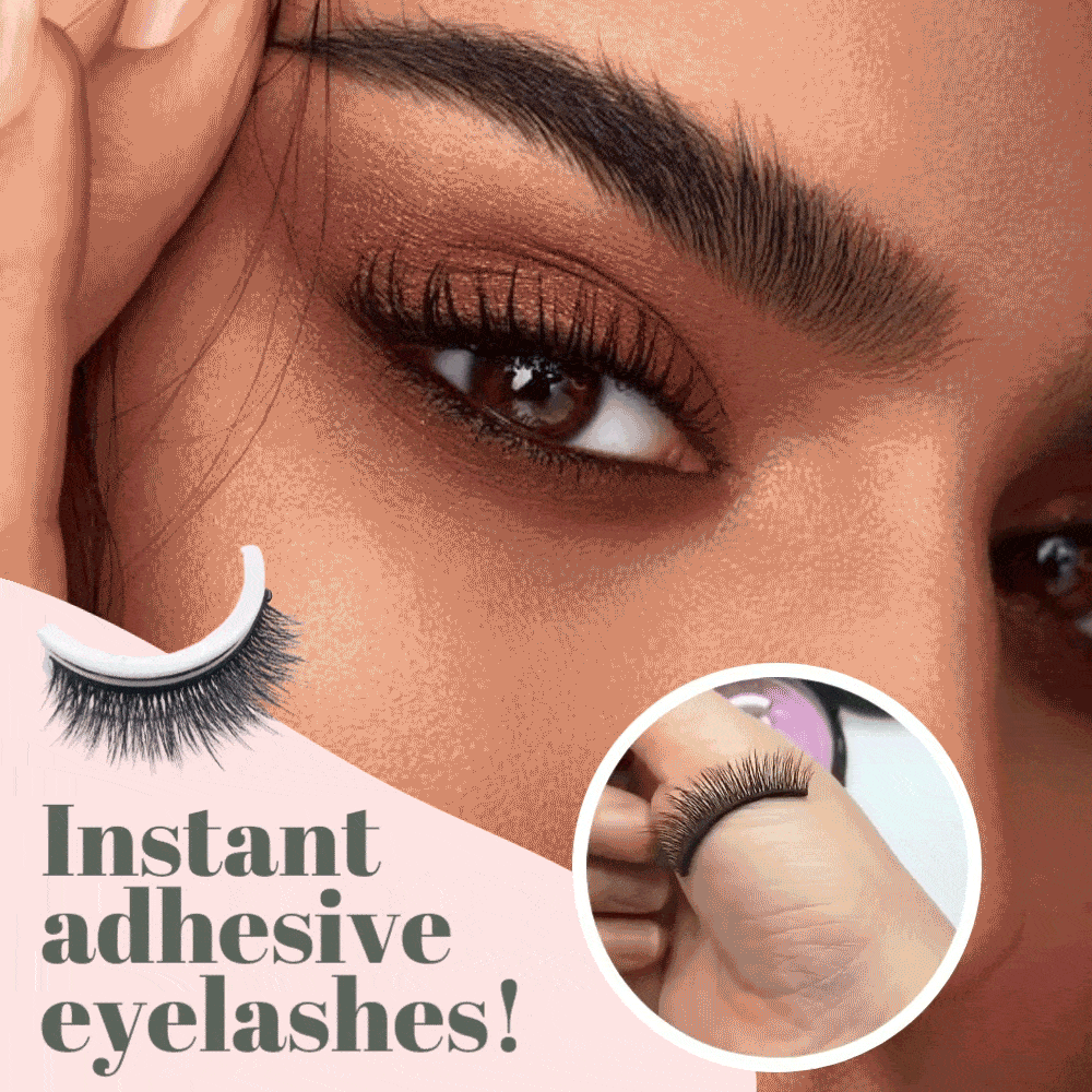 False Eyelashes Reusable No-Glue Natural Look