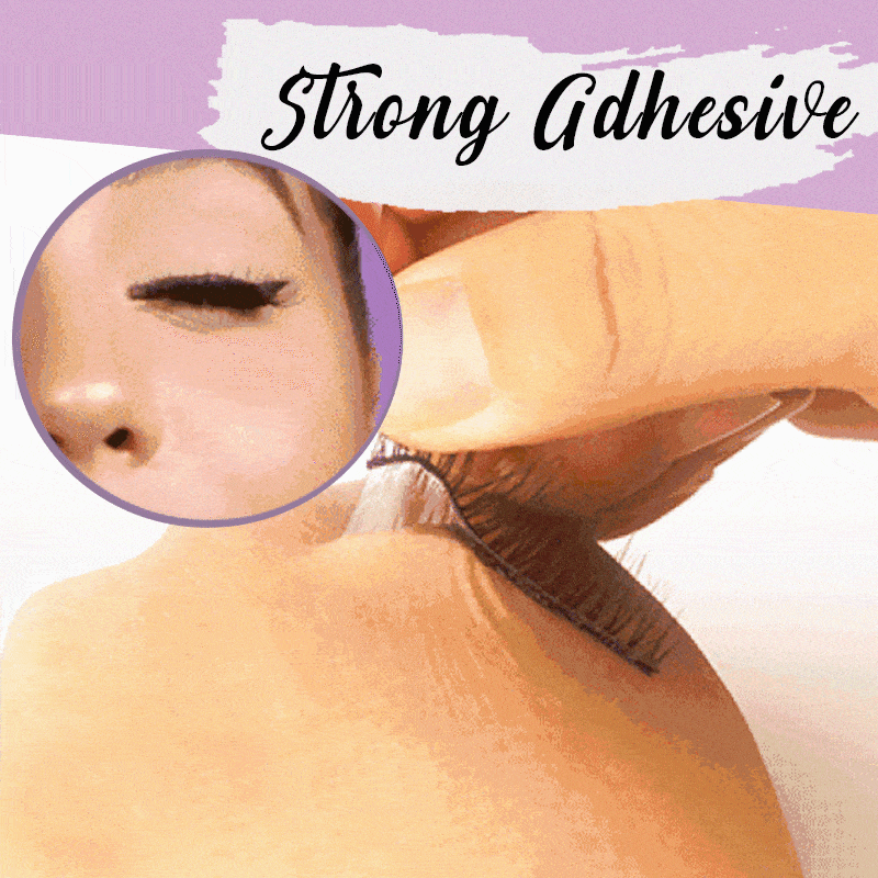 False Eyelashes Reusable No-Glue Natural Look