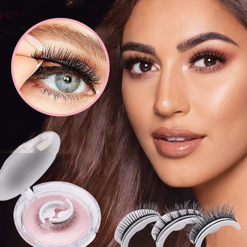 False Eyelashes Self-Adhesive Reusable Natural Look
