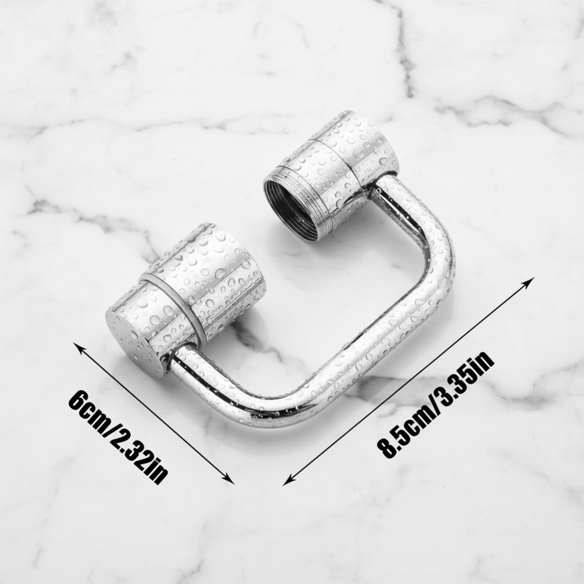 Faucet Attachment 1080 Degree Swivel Spray & Shower Modes