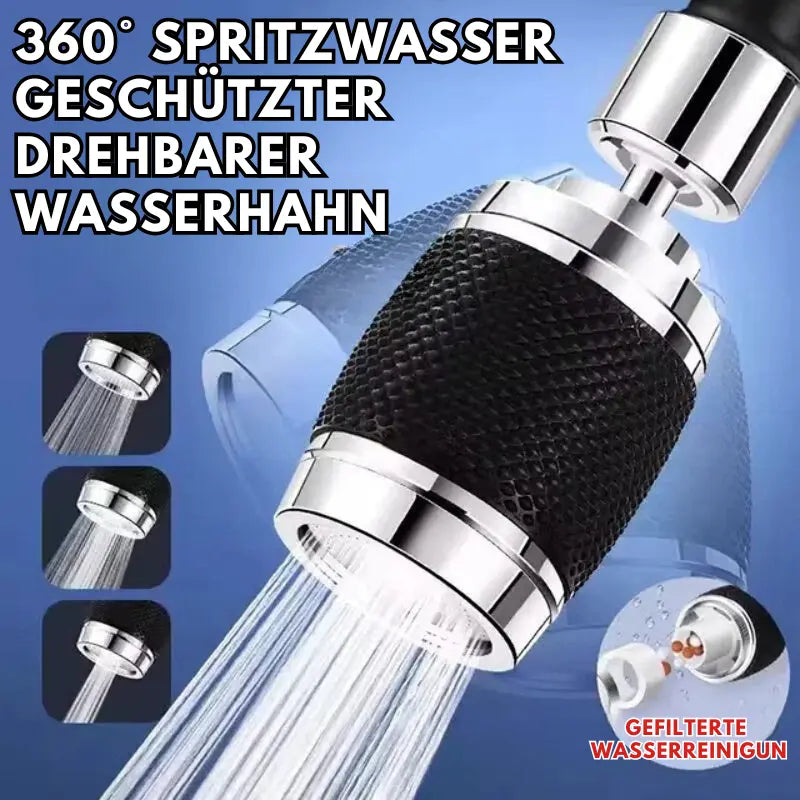 Faucet Attachment 360° Rotating Splash-Proof Snap-On