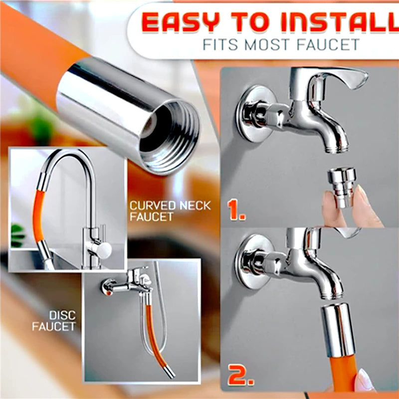 Faucet Extension 360° Rotation Water-Saving Universal Fit