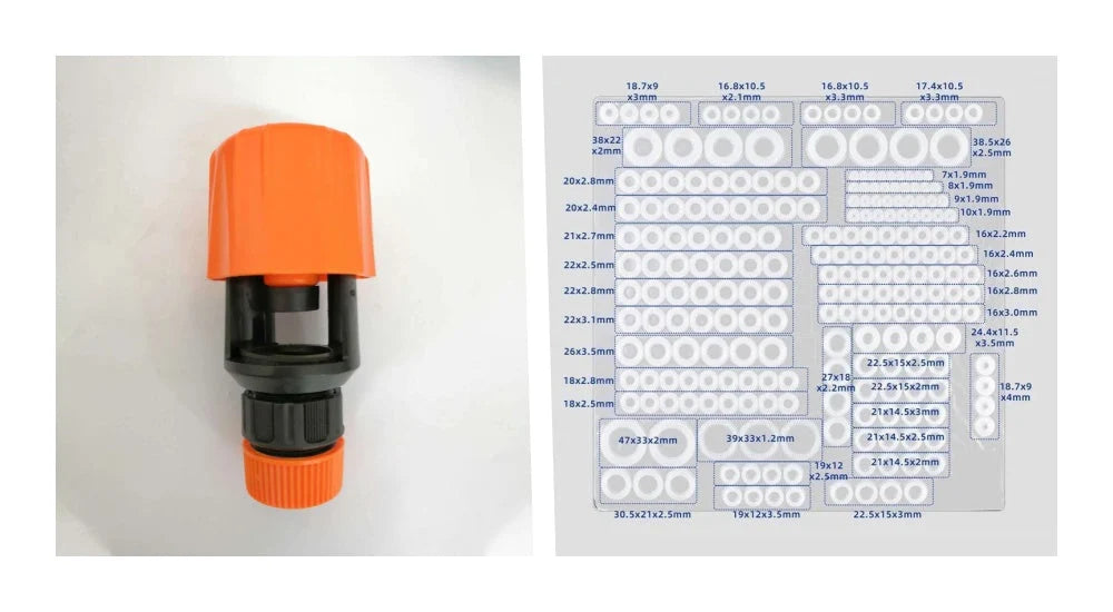 Faucet Hose Adapter Universal Push-On Quick-Connect Leak-Proof
