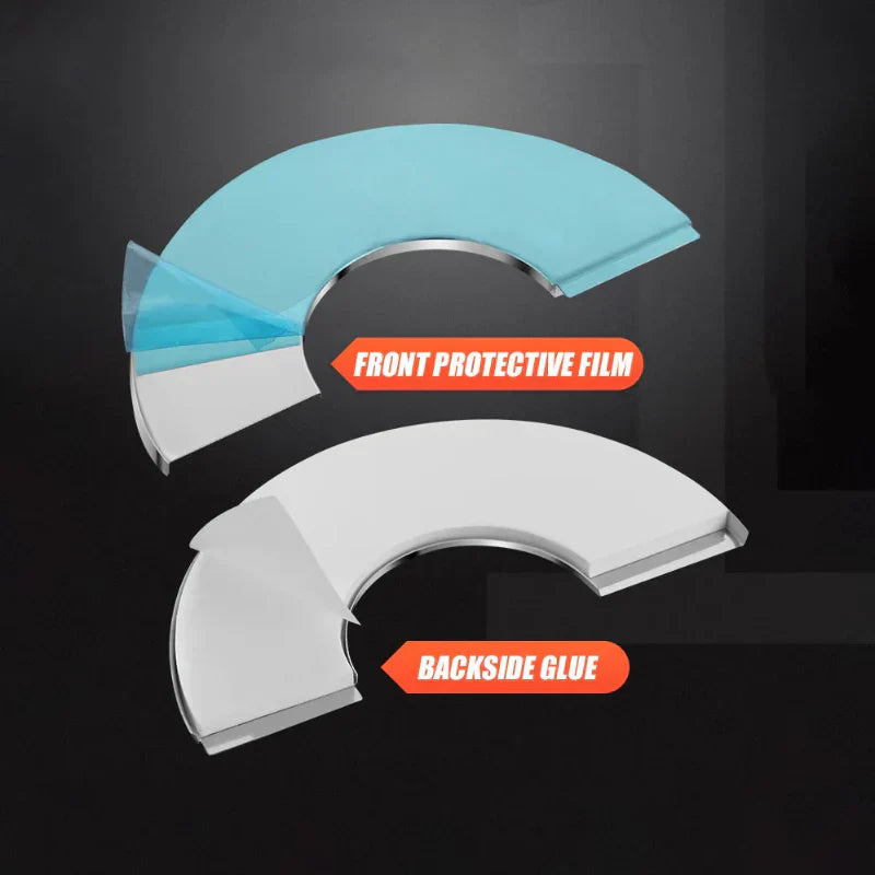 Faucet Pipe Cover Stainless Steel Self-Adhesive