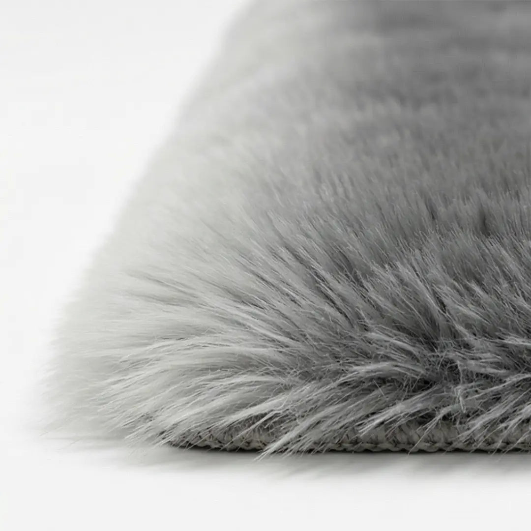 Faux Fur Rug 4 Cm Plush Non-Slip Felt Backing