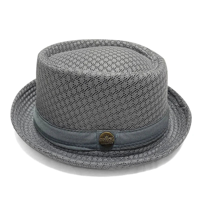 Fedora Hat Breathable Mesh & Moisture-Wicking Band UV Protection