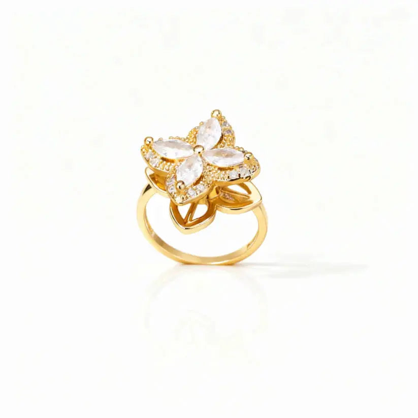 Fidget Ring Rotating Band Stainless Steel Adjustable