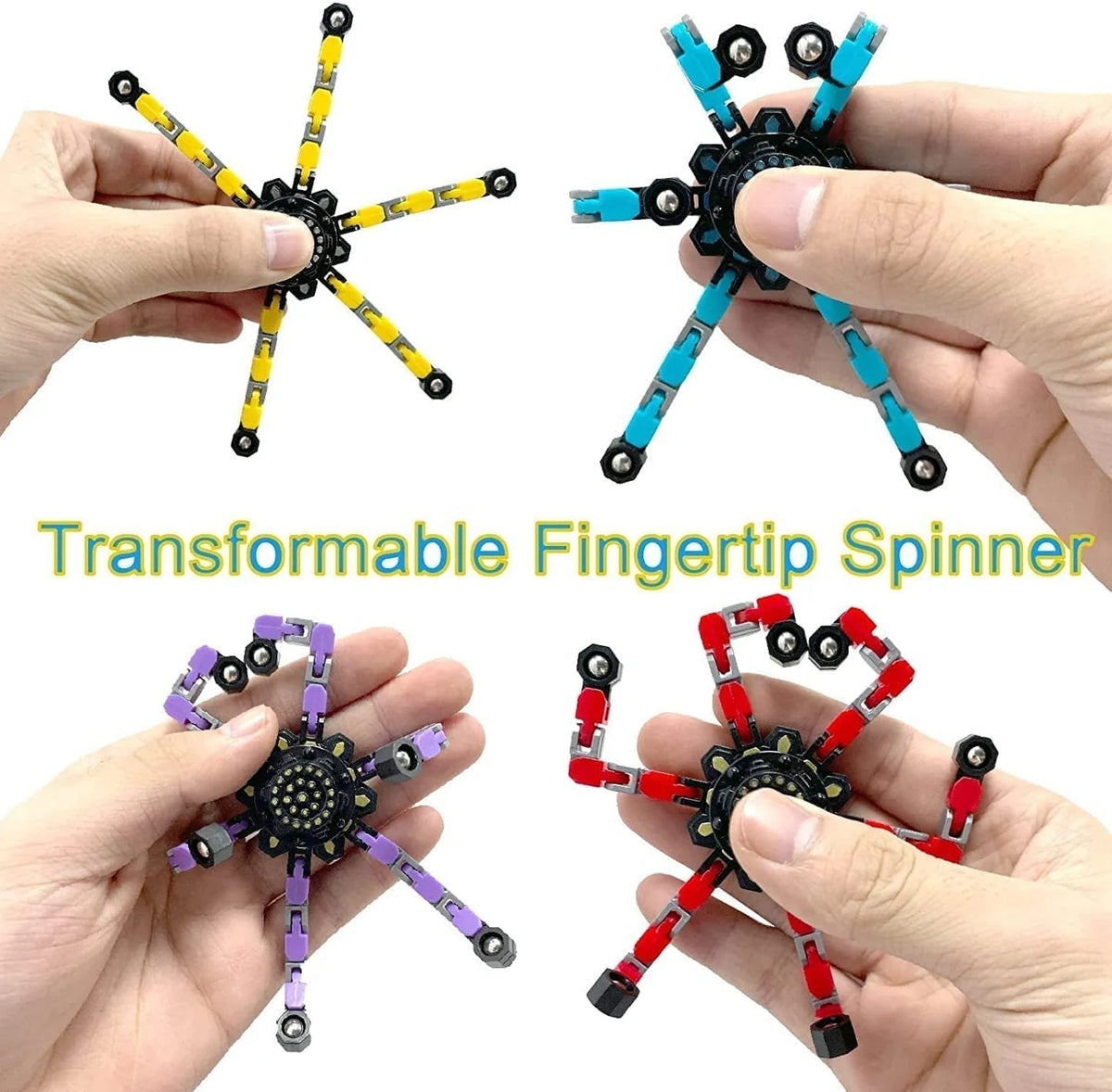 Fidget Toy Set Transformable Stress-Relief Set of 8