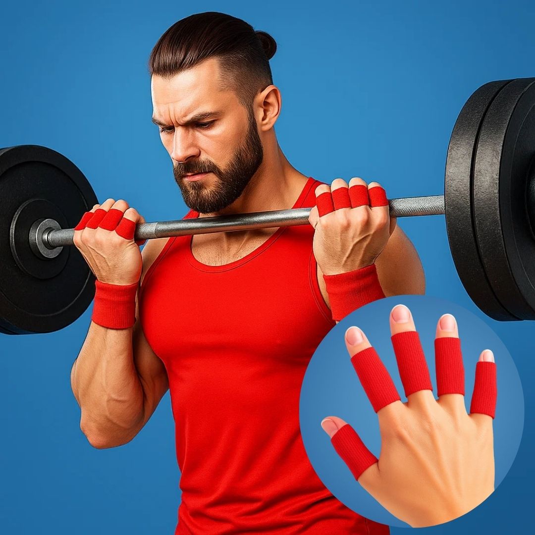 Finger Protection Sleeves Breathable Elastic Secure Bandage Hold