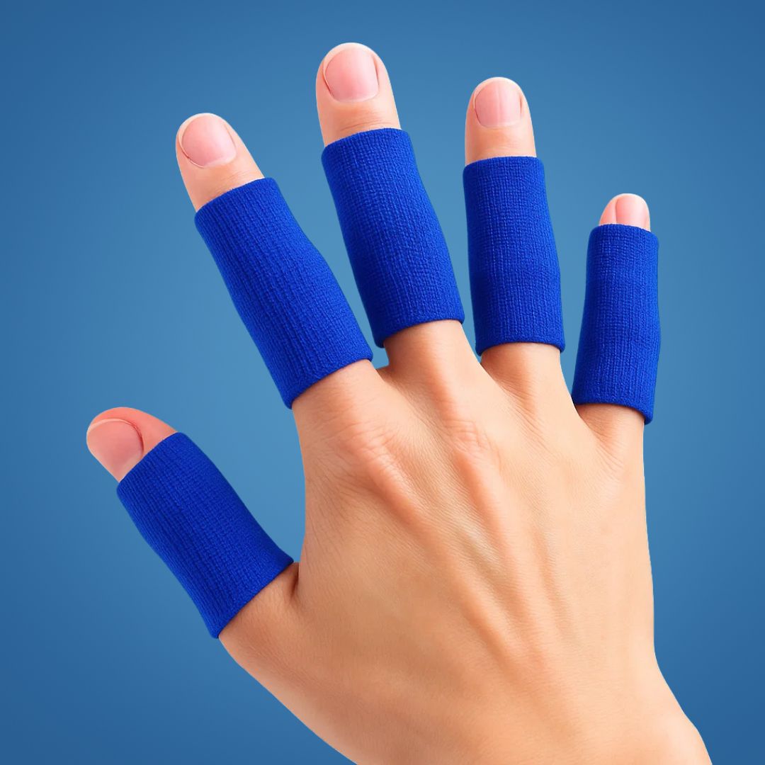 Finger Protection Sleeves Breathable Elastic Secure Bandage Hold