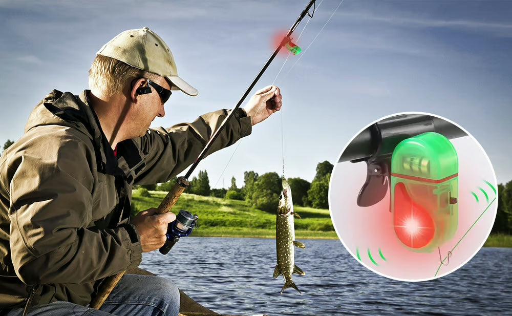 Fishing Bite Alarm LED & Vibration Waterproof
