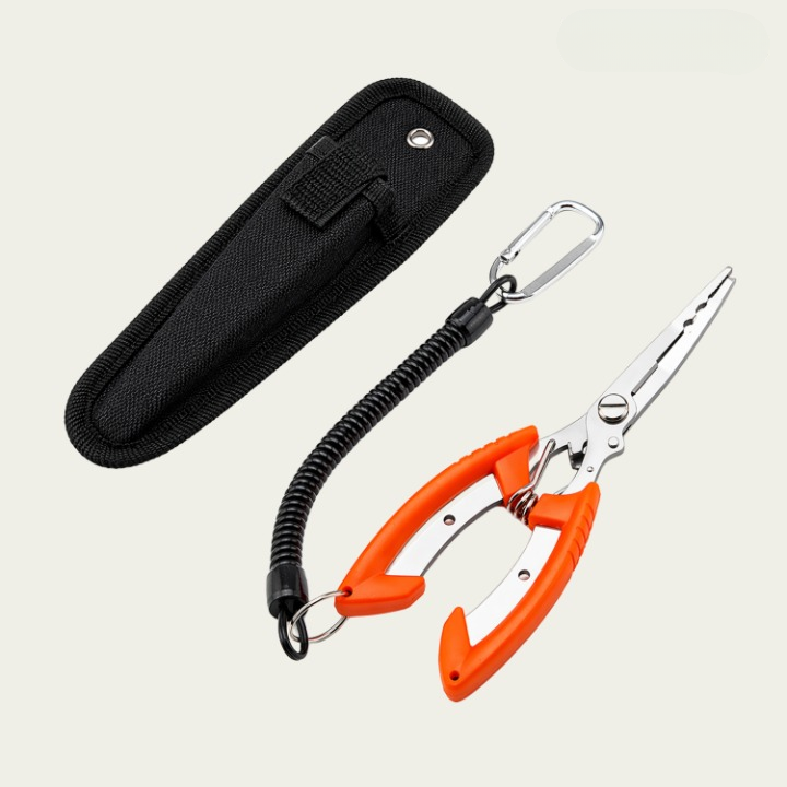 Fishing Pliers Titanium-Coated 3-in-1 Hook Remover & Split-Ring Opener