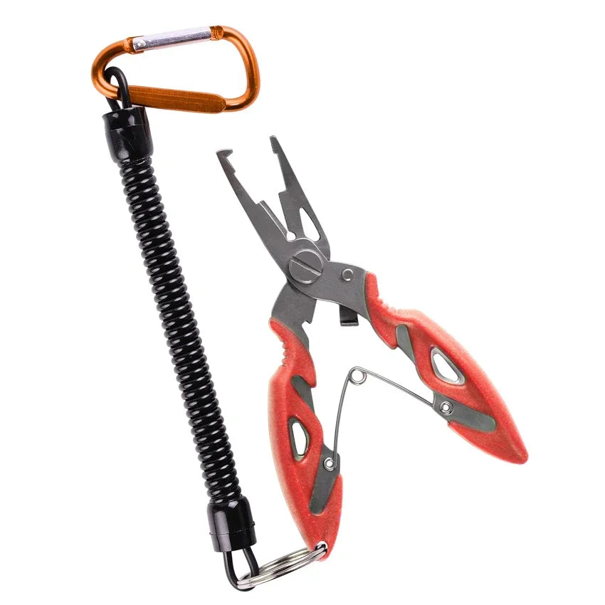 Fishing Pliers Tungsten Carbide Cutter Teflon-Coated Stainless Steel