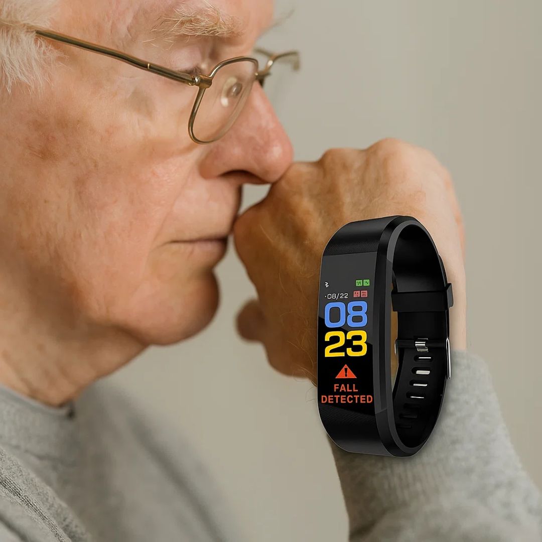 Fitness Wristband Waterproof Fall Detection & Health Monitoring
