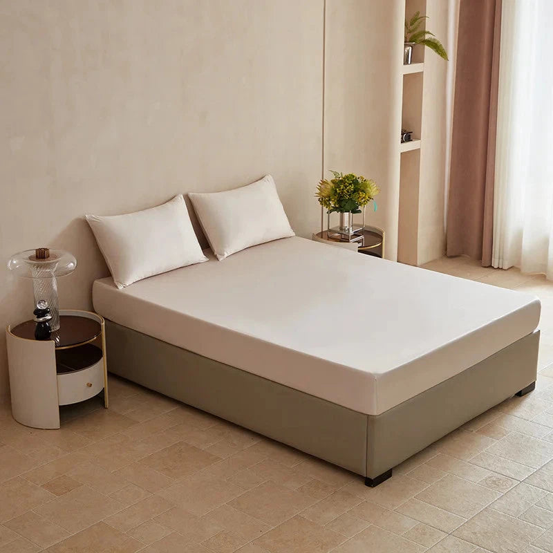Fitted Sheet Mulberry Silk Temperature-Regulating & Hypoallergenic